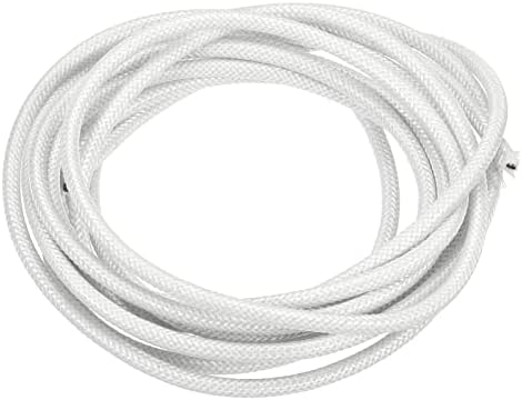 PATIKIL 9.8 Feet 14AWG Electronic Wire, Insulated High Temperature Resistant Electrical Flexible Silicone Cable for Lamp Boiler Heater, White