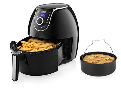 Princess 01.182055.01.001 182055 Digital Family Air Fryer XXL, Zwart, 5,2 Liter
