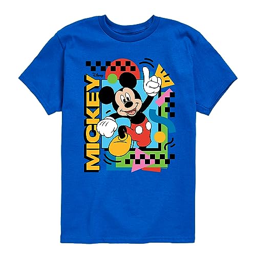 Disney - Mickey 90s Nostalgia - Toddler & Youth Short Sleeve Graphic T-Shirt