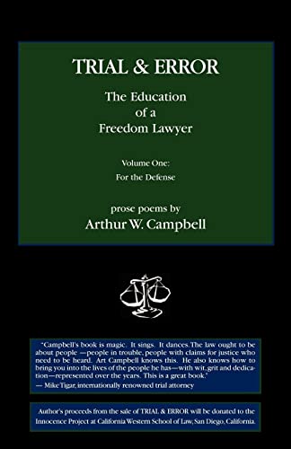 TRIAL & ERROR The Education of a Freedom Lawyer