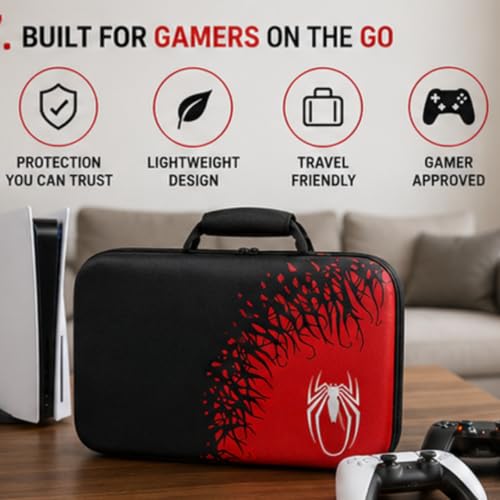TMG Store TMG Carrying Shell Case for PS5 Pro Black - Image 3