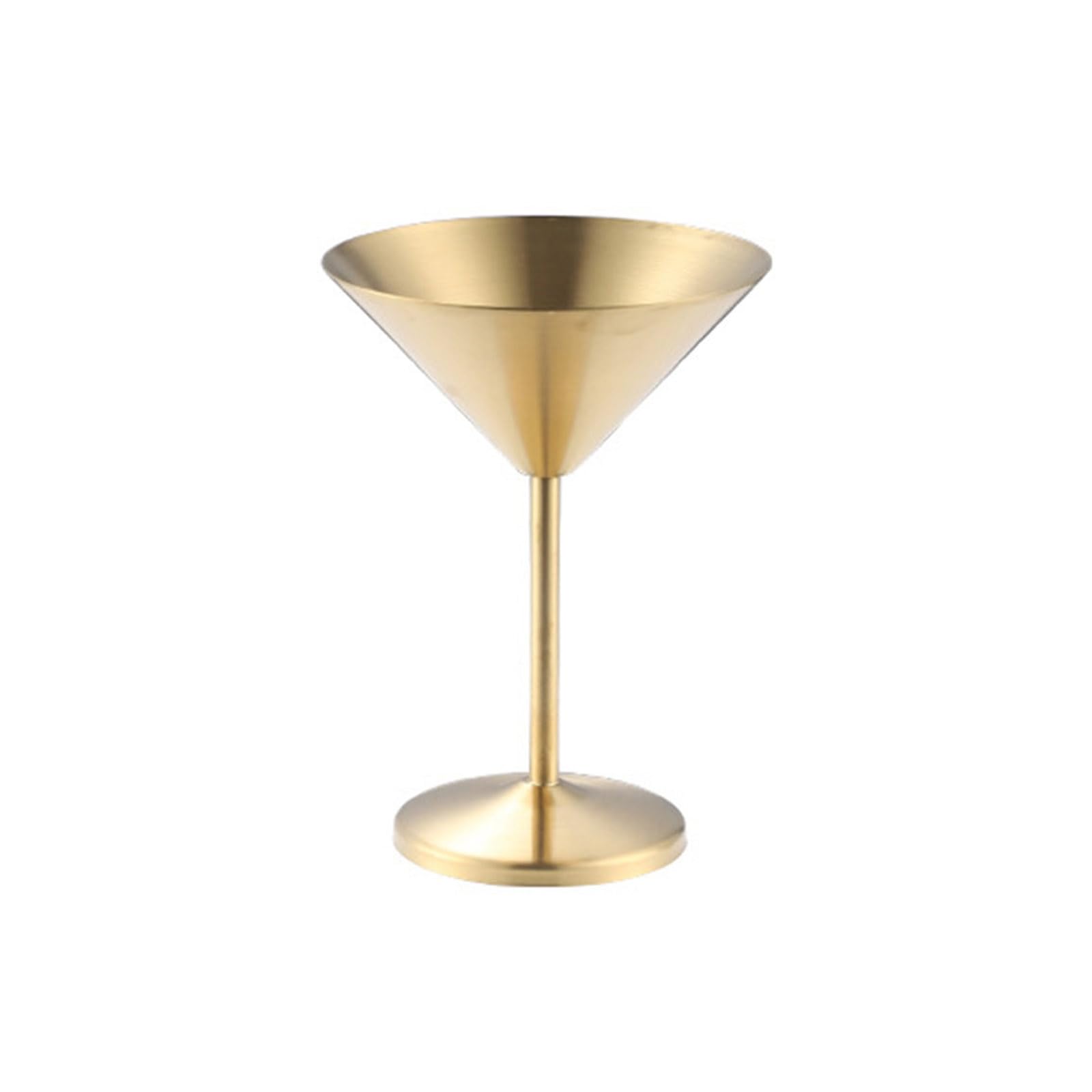 Serving Cup Stainless Steel V Shaped Drinkware with Pedestal Base for Party Tables, Display, and Home Use V Shaped Cup Pedestal Drinkware Brushed Metal Goblet Tabletop Drink Vessel Party Decor Home