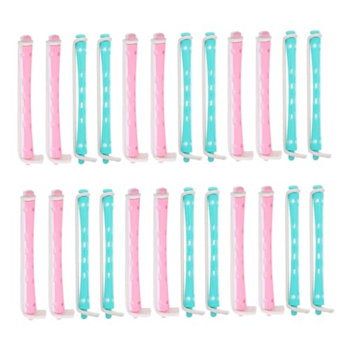 BESTYASH 24pcs Hair Perm Rod Durable Curling Rods for Down Perms Use Curlers for Long Hair Lightweight Design for Effortless Styling and Healthy Curls