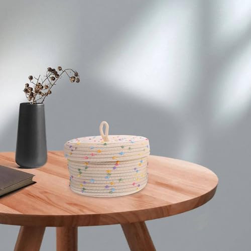 Panier de rangement tressé solution petits objets maison bureau