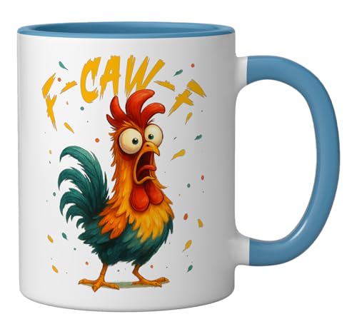 Taza de Cerámica Azul y Blanca 11 oz miniatura 2