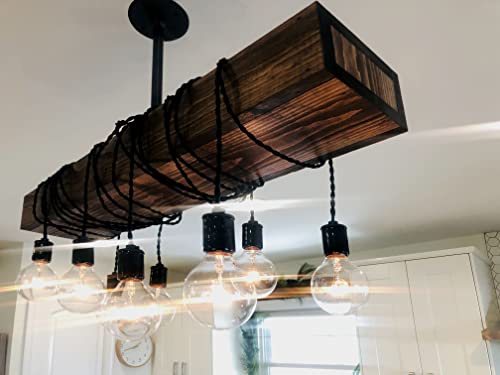 Renewed Decor & Storage Madison Wood Beam Pendant Chandelier Ceiling Light cover