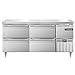 Continental Refrigerator DLRA68-SS-F Designer Line Work Top Fish File, 60" W, Full Stainless & Four Drawers