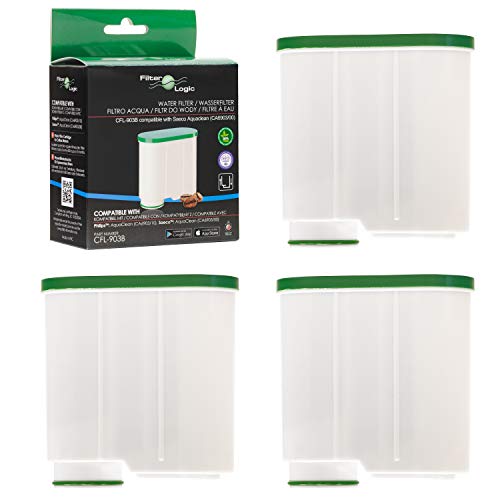 FilterLogic CFL-903B | 3er Pack Wasserfilter kompatibel mit Philips AquaClean CA6903/10 CA6903/22 CA6903 Kalkfilter, Aqua Clean Filterpatrone für Kaffeevollautomat