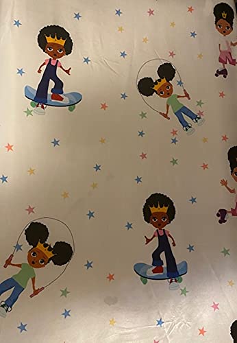 Image of Satin Crib Fitted Sheet for Baby Toddler Bed daybed to retain Hair Moisture Size Standard Crib Sheet Skater Princess