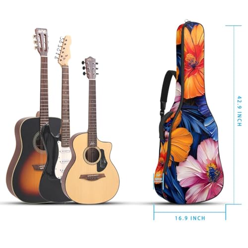 Housse universelle pour guitare acoustique étanche multicolore 101,6 cm