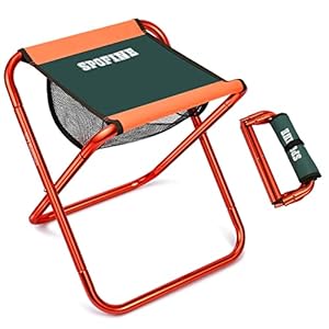 Folding Camping Stool, Portable Chair for Adults and Children, Foldable Stool for Fishing, Hunting, Travel, Backpack, Hiking