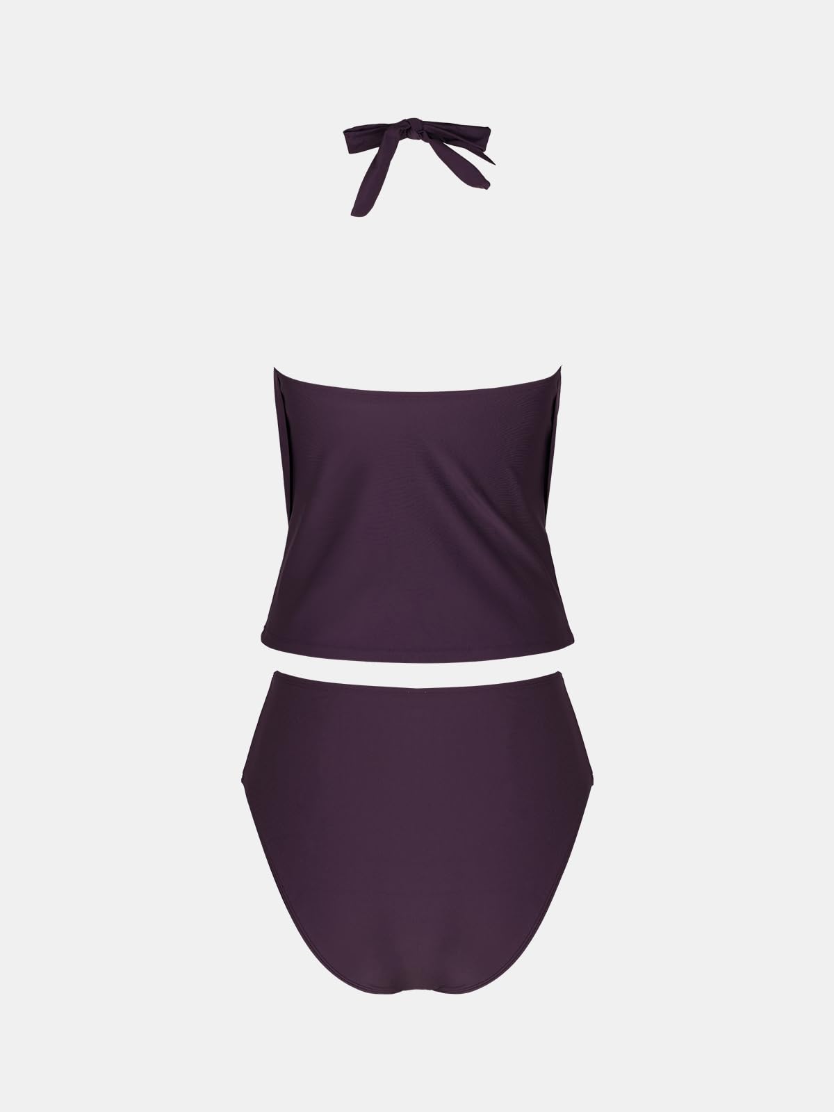 CUPSHE, Tankini, Costume da bagno da donna con scollo a V profondo e scollo a V, schiena bassa
