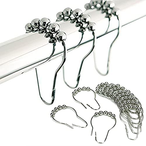 Goth Gothic Black Skull Damask Shower Curtain Sets With Hooks 48X72 Inches Waterproof Bathroom Curtain Home Decor #TOP5