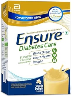 Ensure Diabetes Care- Nutrition to Help Control Blood Sugar Levels- 200gms (Vanilla Flavour)