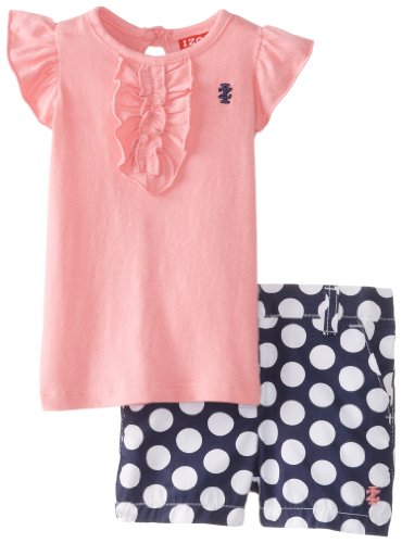 Izod Baby Girls' Girls' 2 Piece Short Set