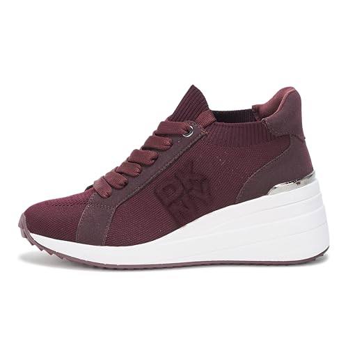 Image of DKNY Women's Abbi Knit Slip-On Logo Sneaker | Casual Shoes