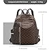 LBiayion Women‘s Backpack Purse Leather Anti-theft Large Fashion Designer Travel Backpack Bag Men's Backpack Shoulder Bags, D-brown