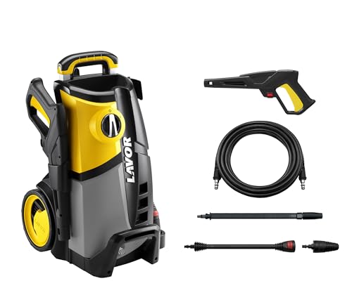 LAVOR Idropulitrice LVR5 140 Con Motore ad Induzione, 140 bar max, 390 l/h max, 2000 Watt