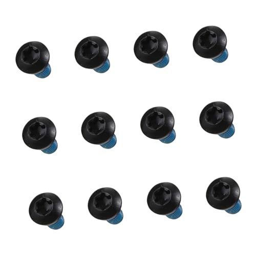 KICHOUSE Bike Bolt Screws Set 12 Pcs Bike Disc Rotor Bolts T25 Screws for Brake Disc Fixing