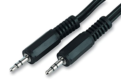 Pro Signal Black 3.5Mm Stereo Jack Plug To Plug Lead, 2M