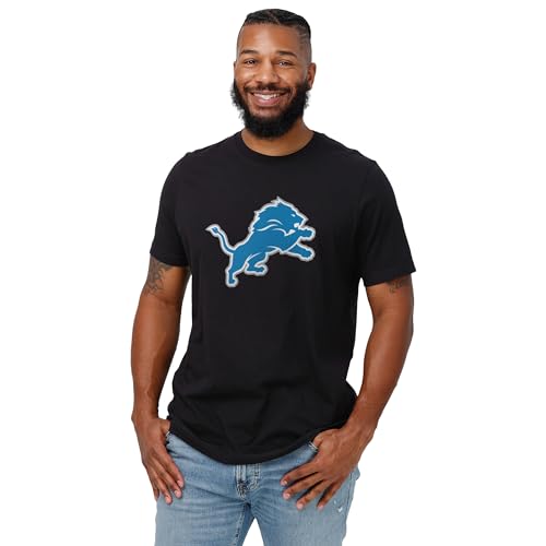 Image of FOCO Men's NFL Team Primary Logo Black Short Sleeve T-Shirt