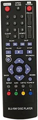 New Replacement Remote Control for LG BP120 BP125 BP255 BP350 BD651DN Blu-Ray DVD Player