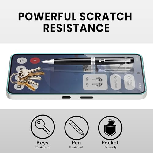 Image of ArmourPro Anti Glare Matte Tempered Glass for Nothing Phone (3A) / Nothing (3A) Pro - Anti Fingerprint Screen Protector, 9H Scratch Resistant, Smooth Touch, Edge-to-Edge Full Coverage