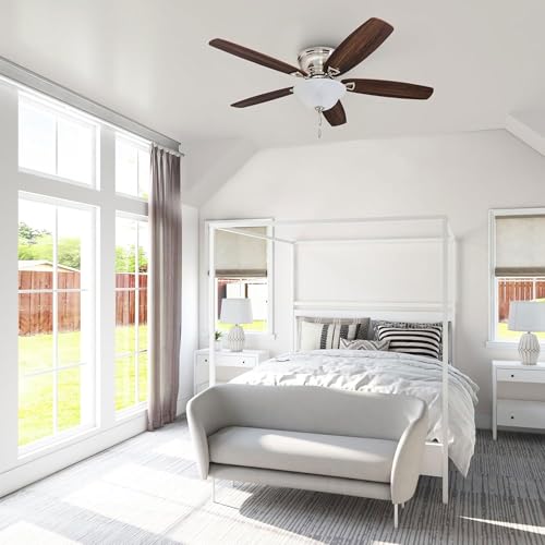 Honeywell Glen Alden 52 Inch Classic Flush Mount Indoor LED Ceiling Fan - image 8