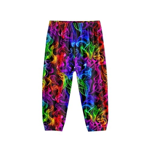 Image of Unisex Little Kids Yoga Trousers Bohemian Beach Pants Baggy Harem Activewear for Boys and Girls Age 3-10