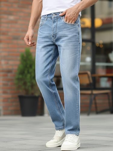 Image of Urbano Fashion Men's Regular Fit Washed Jeans Stretchable
