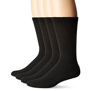 Dr. Scholl’s Men’s Diabetes & Circulator Casual Sock, Black, 7 12 US