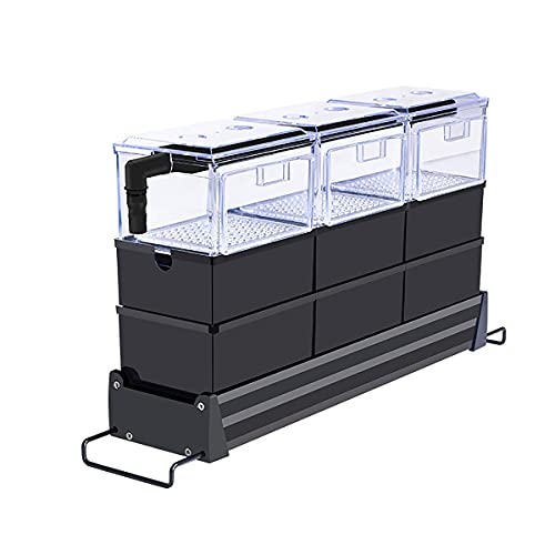 MCSWSEE �����t�B���^�[ �O���E�H�[�^�[�t�B���^�[�{�b�N�X �M�ы��^���N�t���[�g�t�B���^�[ �㕔�g���N���{�b�N�X �M�ѐ����ٗp �ȒP���| (Color : Black, Size : 9pcs) (6pcs,�u���b�N)