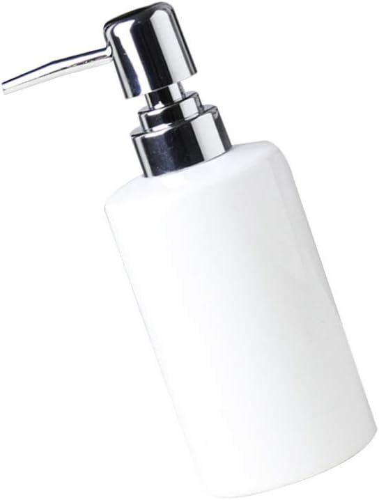 Hemoton Lotion Dispenser Pump Ceramic Subpackaging Container Bottle for Body Wash More