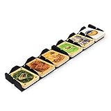 Bubba Worx Card Holding Organizer for Catan Game, 6 Stacks of Cards, 3x15 inches, Non-Slip tabs, Made in The USA