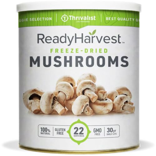 Ready Harvest Freeze-Dried Mushrooms, #10 Can
