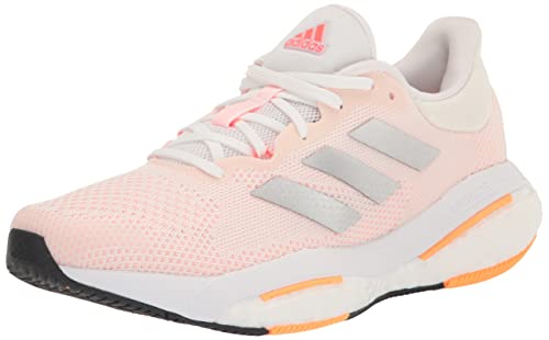 adidas Womens Solar Glide 5 Lace Up Sneakers Shoes Casual - White...