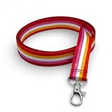 Gay Shop Berlin LGBTQ Schlüsselband (Pride) / Keychain/Schlüsselanhänger/Rainbow/Queer (Lesbisch)