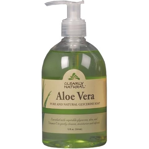 Clearly Natural Aloe Vera Liquid Glycerine Soap, 12 Ounce (Pack of 2) Cover