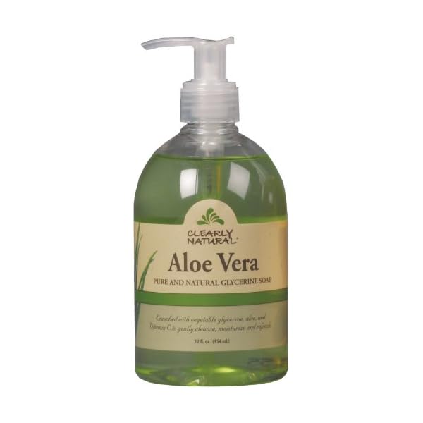 Clearly Natural Aloe Vera Liquid Glycerine Soap, 12 Ounce (Pack of 2)