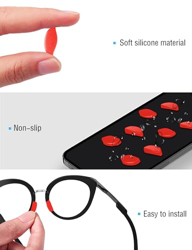 Image of Bowyer 1 Pair Replacement NosePads Compatible with Oakley Frogskins Range /Frogskins Range XL /Top Knot /HSTN /Wildrye /Sielo