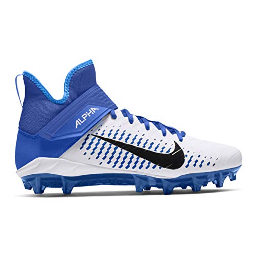 Buy Nike Men's Alpha Menace Pro 2 Mid Football Cleat White/Black/Game