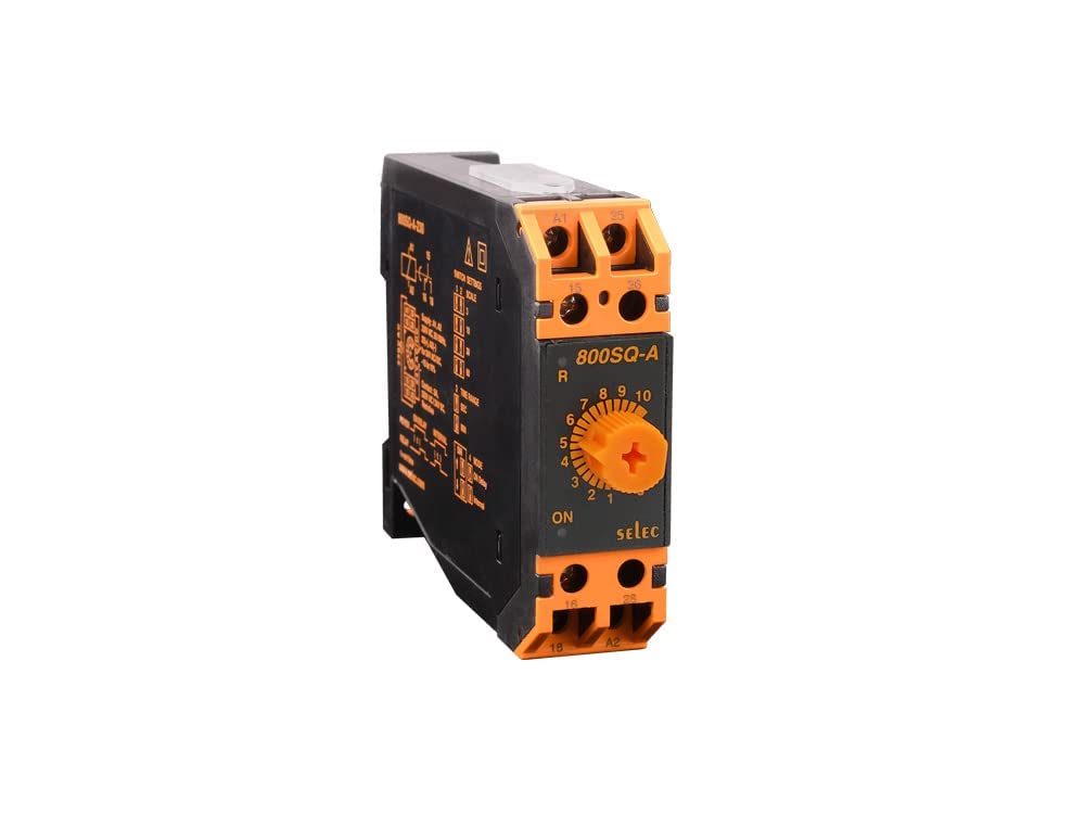 Selec 800SQ-A DIN Rail On Delay Timer, 22.5mm Industrial DIN Rail Mounted Timer Switch-image-15