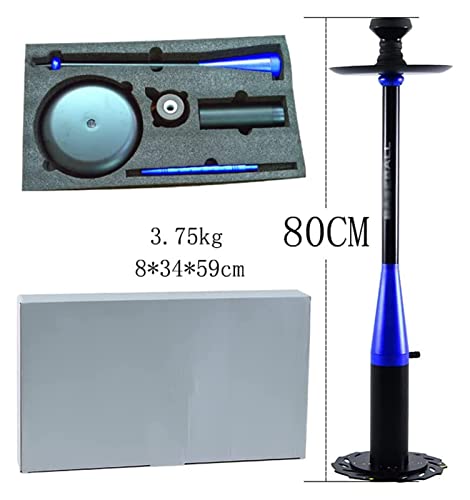 Wasserpfeife Großes Shisha-Einrohr-Shisha-Legierungs-Mittelstab-Tabakschlauch-Set, Baseball- und nikotinfrei, Shisha… – Bild 3