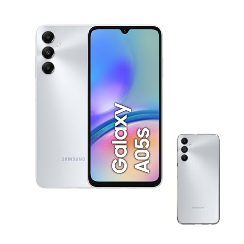 Samsung Galaxy A05s 64 GB con Funda - Móvil Android Libre, Smartphone con Cámara Frontal 13 MP,...