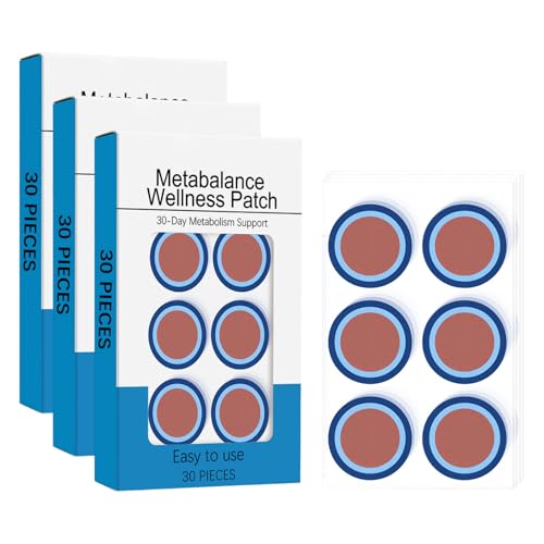 Abnehmpflaster,90 Stück Abnehmpflaster, Metabalance Patch,30 Tage Programm SlimmingPatchs 2026, AbnehmenSchnell Fettverbrenner,für Stoffwechselgleichgewicht, Sanfte Beruhigung für Alle Körpertypen