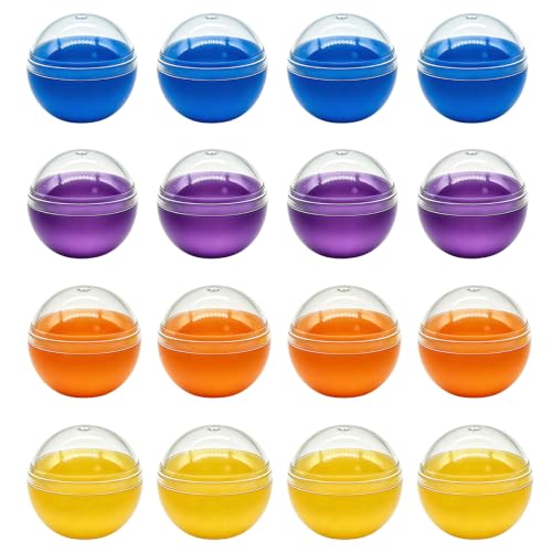 Image of 30pcs 28mm /1.1inch Round Capsules Translucent Empty Vending Machine Capsules Containers for Gumball Machines