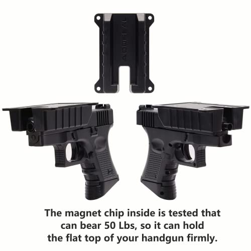 Adoreal Magnetic Gun Mount For Car, Home, Office - Gun Holster For Easy Load & Draw Concealed Gun Magnet Carry Of Pistols On Walls Or Desks #TOP2