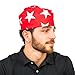 Macho Man Star Printed Costume Bandana (Red)