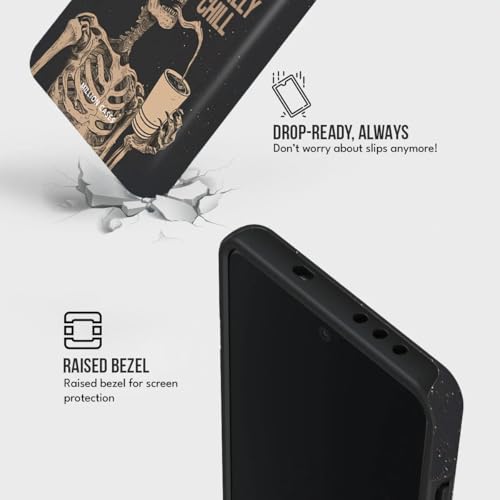 Image of MILLION CASES Back Cover Case for OnePlus 12 Scratch Resistant Anti-Slip Polycarbonate Shockproof Protective Durable Skeleton Mood Crystal Case for Men & Boys