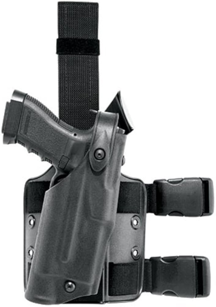 Amazon.com : Safariland 6304 ALS Tactical Leg Holster, Black, Left